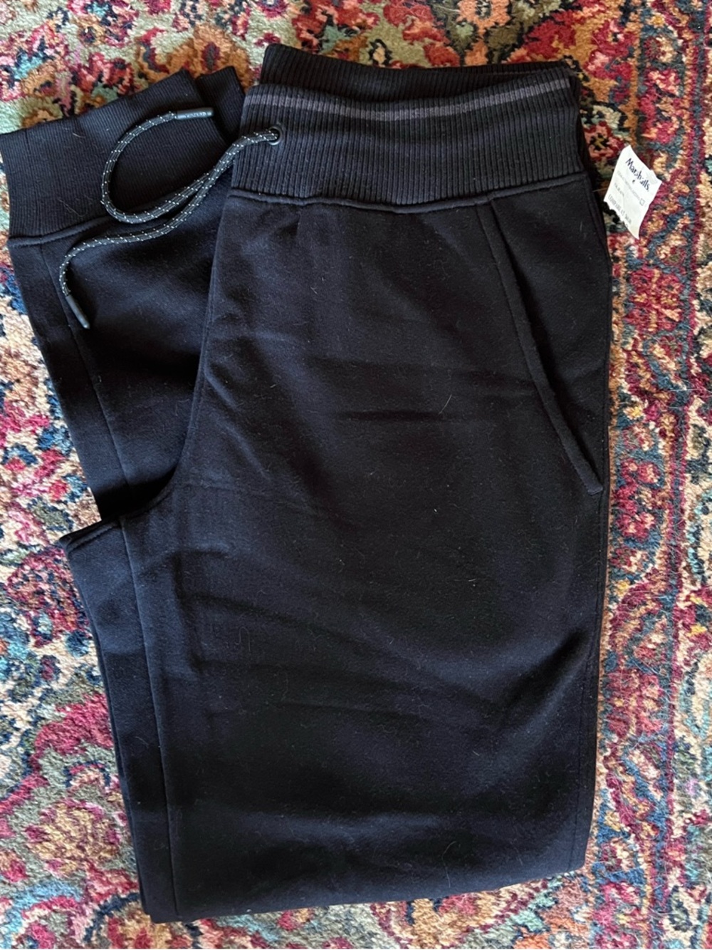 Tahari Black Fleece Joggers NWT